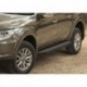 Пороги Rival Black Mitsubishi L200 2006-2015-, черный кант 193 см