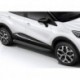 Пороги Rival Black Renault Kaptur 2016-, черный кант 173 см