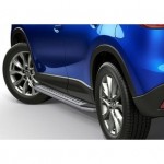 Пороги Rival Bmw-Style Mazda CX-5 2011-2015-, овал 173 см