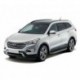 Пороги Rival Premium Hyundai Santa Fe 2006-2010-2012, нержавеющая сталь 173 см