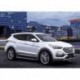 Пороги Rival Premium Hyundai Santa Fe 2012-2016/Hyundai Santa Fe Premium 2015-, нержавеющая сталь 180 см