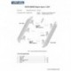 Пороги Rival Premium Mitsubishi L200 2006-2015-, нержавеющая сталь 193 см
