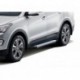 Пороги Rival Silver Hyundai Grand Santa Fe 2012-2016-, алюминиевый профиль 180 см