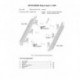Пороги Rival Silver Mitsubishi L200 2006-2015-, алюминиевый профиль 193 см