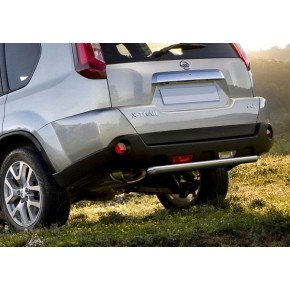 Защита заднего бампера  Nissan X-Trail 2011-2015, d57