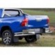 Защита заднего бампера  Toyota Hilux 2015-, d76+d42 уголки