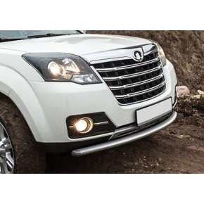 Защита переднего бампера  Great Wall Hover H3 2014-, d57