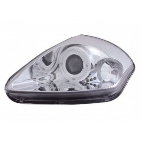 Тюнинг - комплект линзованных фар ангельские глазки с led (светодиоды) Mitsubishi Eclipse - 3 поколение D30