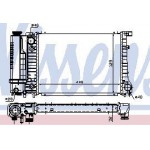 Радиатор охлаждения BMW E34