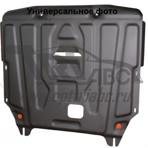 Защита картера двигателя и кпп Chevrolet Spark M300(V-все, 2011-2015)/Ravon R2 V-все (2016-) + КПП штамп. штатный крепеж