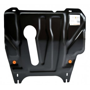 Защита картера двигателя и кпп Nissan Note (Ниссан Ноут) (V-1,4 МКПП, 2006-) штамп. (Сталь 2 мм)