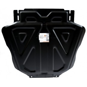 Защита картера двигателя и кпп Mitsubishi Pajero (Митсубиши Паджеро) IV (V-3,0