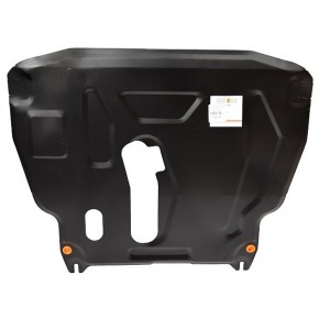 Защита картера двигателя и кпп Ravon Nexia R3 V-1.5 (2016-) большая штампованная (Сталь 2 мм)