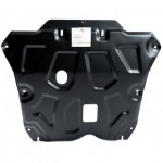 Защита картера двигателя и кпп Renault Duster,V-все (2012-)/Nissan Terrano, V-все (2014-)/Renault Kaptur, V-все (2016-) (Сталь 2 мм)