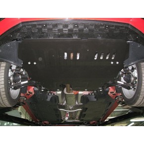 Защита картера двигателя и кпп для Audi 1 2010-, V-все (сталь 2 мм)