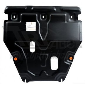 Защита картера двигателя и кпп для Ford Fiesta 2015-2017, V-1.6 / Ford Eco Sport 2014-, V-1.6, 2.0, привод 4х4, 4х2 (сталь 2 мм)