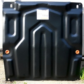 Защита картера двигателя и кпп для Chevrolet Aveo (Шевроле Авео) 2008-2012, V-все (сталь 2 мм)