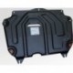 Защита картера двигателя и кпп для Chevrolet Spark M300 2011-2015, V-все / Ravon R2 2016-, V-все, на штатный крепеж (сталь 2 мм)