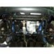 Защита картера двигателя и кпп для Chevrolet Spark M300 2011-2015, V-все / Ravon R2 2016-, V-все, на штатный крепеж (сталь 2 мм)