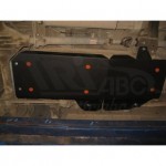 Защита топливного бака для Ssang Yong Kyron (Ссанг Йонг Кайрон) II 2005-, V-все, привод 4х4,4х2 (сталь 2 мм)