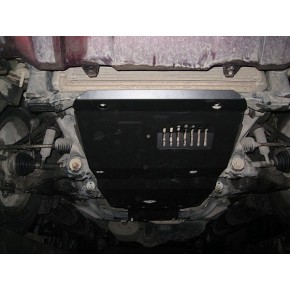 Защита картера двигателя для Toyota Land Cruiser 120 Prado 2003-2009, V-все, устанавливается на штатный крепёж (Сталь 2 мм)