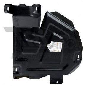 Защита топливного бака для Renault Duster 2015-, V-все, привод 4х4 / Renault Kaptur 2016-, V-2,0, привод 4х4 (2016-) (сталь 2 мм)