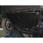 Защита картера двигателя и кпп для Skoda Octavia A7 2013-, V-все / Golf VII 2013-, V-1,4TSI, 1,6TSI,1,8TSI (сталь 2 мм)
