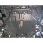Защита картера двигателя и кпп для Opel Mokka 2012-, V-все, привод 4х4,4х2 (сталь 2 мм)