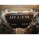 Защита картера двигателя и кпп для Opel Zafira A 1999-2005, V-все /Astra G 1997-2004, V-все (сталь 2 мм)