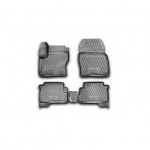 Коврики в салон 3D FORD Kuga, 2013-2016, 2017, 4 шт. (полиуретан)