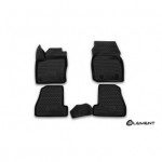 Коврики в салон 3D FORD Focus 3, 2015, 4 шт. (полиуретан)