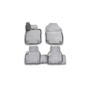 Коврики в салон 3D HONDA Civic 5D, 2012, хб., 4 шт.(полиуретан)