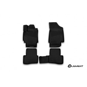 Коврики в салон 3D HYUNDAI Creta, 2016, 4 шт. (полиуретан)
