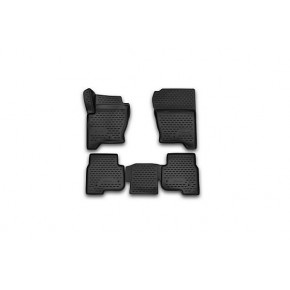 Коврики в салон 3D LAND ROVER Discovery 4, 2014, 4 шт. (полиуретан)