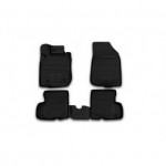 Коврики в салон 3D NISSAN Terrano, 2014-2016, 2WD, 4 шт. (полиуретан)