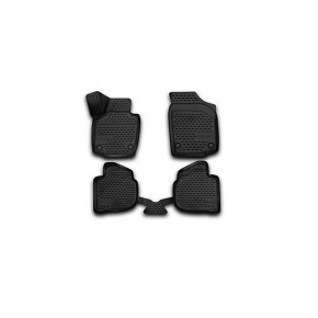 Коврики в салон 3D SKODA Rapid, 2013 4 шт. (полиуретан)