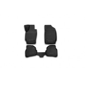 Коврики в салон 3D VW Polo 2010, сед., 4 шт. (полиуретан)