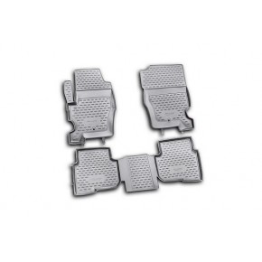 Коврики в салон LAND ROVER Discovery 4, 2010-2014, 4 шт. (полиуретан)
