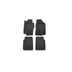Коврики в салон NISSAN Navara МКПП 2005, 4 шт. (полиуретан)