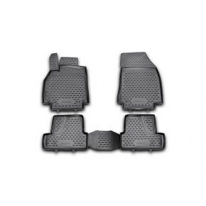 Коврики в салон RENAULT Megane 3 2010-2015, 4 шт. (полиуретан)