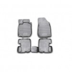 Коврики в салон RENAULT Sandero 2010 2014, 4 шт. (полиуретан)