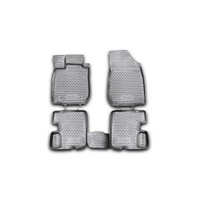 Коврики в салон RENAULT Sandero 2010 2014, 4 шт. (полиуретан)