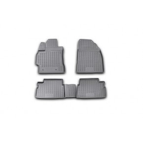 Коврики в салон TOYOTA Corolla 01/2007-2013, 4 шт. (полиуретан)