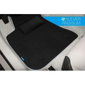 Коврики салона текстильные Klever BMW X5 F15 2013, кросс., 4 шт. (текстиль) Premium черные