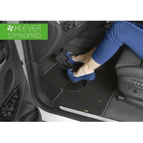 Коврики салона текстильные Klever HYUNDAI Solaris 2011-2016, хб., сед., 4 шт. (текстиль) Standard черные