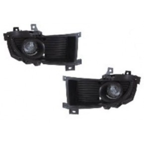 Комплект противотуманных фар (с решетками бампера) Mitsubishi Lancer 9