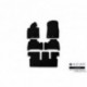 Коврики салона текстильные Klever TOYOTA Land Cruiser 200, 7 мест, АКПП, 2012, внед., 5 шт. (текстиль), шт Econom черные