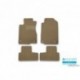 Коврики салона текстильные Klever HONDA CR-V, 2015, кросс., 4 шт. (текстиль) Premium бежевые