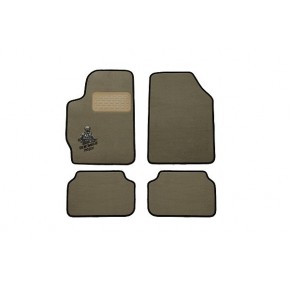 Коврики салона текстильные универсальные Klever (Автомат) 4 шт. (текстиль) бежевые