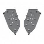 Защита топл. бака для JEEP Grand Cherokee, 2014-, WK2, 2 части, AL 5 мм